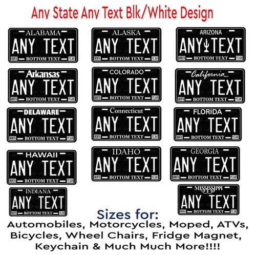 Black white any text - any,